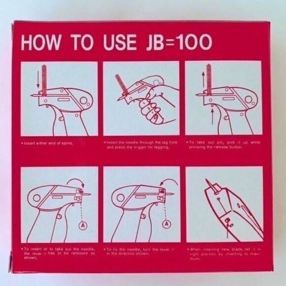 Price Tag Gun + 5,000 Barbs + 5 Replacement Needles - Picture 4 of 4